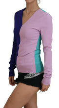 Load image into Gallery viewer, Dolce &amp; Gabbana Chic Multicolor V-Neck Pullover Sweater
