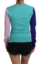 Load image into Gallery viewer, Dolce &amp; Gabbana Chic Multicolor V-Neck Pullover Sweater
