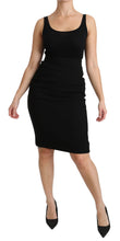 Load image into Gallery viewer, Dolce &amp; Gabbana Elegant Black Virgin Wool High-Waist Skirt
