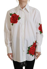 Load image into Gallery viewer, Dolce &amp; Gabbana Elegant Floral Embroidered Silk Blend Shirt
