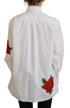 Load image into Gallery viewer, Dolce &amp; Gabbana Elegant Floral Embroidered Silk Blend Shirt
