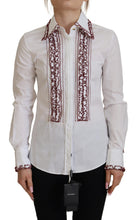 Load image into Gallery viewer, Dolce &amp; Gabbana Elegant White Cotton Polo Top
