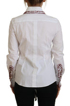 Load image into Gallery viewer, Dolce &amp; Gabbana Elegant White Cotton Polo Top
