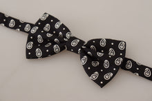 Load image into Gallery viewer, Dolce &amp; Gabbana Elegant Black Silk Bow Tie
