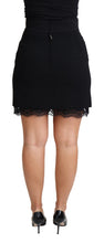 Load image into Gallery viewer, Dolce &amp; Gabbana Elegant High-Waist Lace Mini Skirt
