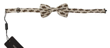 Load image into Gallery viewer, Dolce &amp; Gabbana Elegant Car Print Silk Bow Tie
