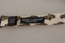 Load image into Gallery viewer, Dolce &amp; Gabbana Elegant Car Print Silk Bow Tie
