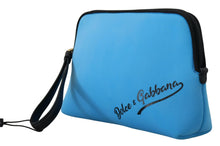 Load image into Gallery viewer, Dolce &amp; Gabbana Elegant Blue Polyamide Pouch Bag
