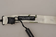 Load image into Gallery viewer, Dolce &amp; Gabbana Elegant White Silk Patterned Bow Tie
