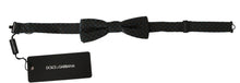 Load image into Gallery viewer, Dolce &amp; Gabbana Elegant Silk Gray Patterned Bow Tie
