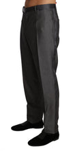 Load image into Gallery viewer, Dolce &amp; Gabbana Elegant Patterned Gray Wool Blend Trousers

