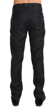 Load image into Gallery viewer, Dolce &amp; Gabbana Elegant Gray Patterned Formal Pants
