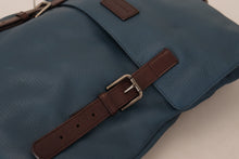 Load image into Gallery viewer, Dolce &amp; Gabbana Elegant Blue Leather Backpack Bag
