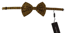 Load image into Gallery viewer, Dolce &amp; Gabbana Elegant Gold Silk Bow Tie
