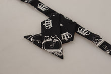 Load image into Gallery viewer, Dolce &amp; Gabbana Elegant Silk Black Bow Tie
