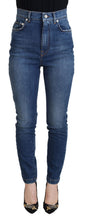 Load image into Gallery viewer, Dolce &amp; Gabbana Elegant Blue Denim Pants - Tailored Fit
