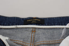 Load image into Gallery viewer, Dolce &amp; Gabbana Elegant Blue Denim Pants - Tailored Fit
