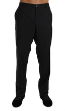 Load image into Gallery viewer, Dolce &amp; Gabbana Elegant Black Wool Dress Pants
