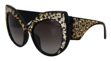 Load image into Gallery viewer, Dolce &amp; Gabbana Butterfly Polarized Sequin Sunglasses
