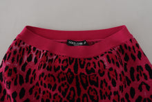 Load image into Gallery viewer, Dolce &amp; Gabbana Chic High Waist Pink Leopard Mini Skirt
