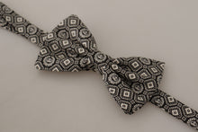 Load image into Gallery viewer, Dolce &amp; Gabbana Elegant Black Silk Bow Tie
