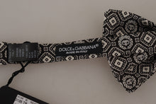 Load image into Gallery viewer, Dolce &amp; Gabbana Elegant Black Silk Bow Tie
