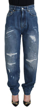 Load image into Gallery viewer, Dolce &amp; Gabbana Elegant Tattered Denim Jeans
