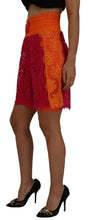 Load image into Gallery viewer, Dolce &amp; Gabbana Elegant Lace High-Waist Shorts in Dual-Tones
