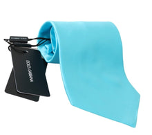 Load image into Gallery viewer, Dolce &amp; Gabbana Stunning Light Blue Silk Men&#39;s Tie
