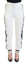 Load image into Gallery viewer, Dolce &amp; Gabbana Chic White Jogger Pants for Elevated Comfort
