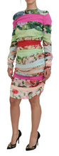 Load image into Gallery viewer, Dolce &amp; Gabbana Floral Sheath Bodycon Silk Dress
