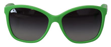 Load image into Gallery viewer, Dolce &amp; Gabbana Chic Green Acetate Round Sunglasses
