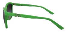 Load image into Gallery viewer, Dolce &amp; Gabbana Chic Green Acetate Round Sunglasses
