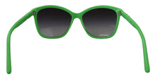 Load image into Gallery viewer, Dolce &amp; Gabbana Chic Green Acetate Round Sunglasses
