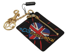 Load image into Gallery viewer, Dolce &amp; Gabbana Elegant Leather Coin Wallet With Keyring
