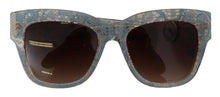 Load image into Gallery viewer, Dolce &amp; Gabbana Elegant Lace Detail Blue Sunglasses
