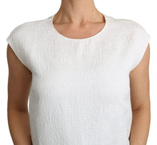 Load image into Gallery viewer, Dolce &amp; Gabbana Elegant White Cotton Blend Blouse
