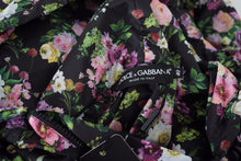 Load image into Gallery viewer, Dolce &amp; Gabbana Elegant Floral Mini Dress with Logo Detail
