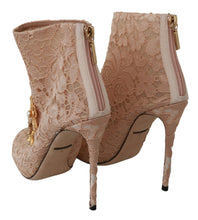 Load image into Gallery viewer, Dolce &amp; Gabbana Elegant Lace Stilettos with Crystal Accents
