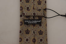 Load image into Gallery viewer, Dolce &amp; Gabbana Elegant Silk Beige Necktie
