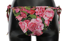 Load image into Gallery viewer, Dolce &amp; Gabbana Elegant Rose Pattern Bikini Bottom
