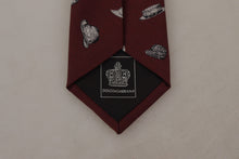 Load image into Gallery viewer, Dolce &amp; Gabbana Maroon Elegance Silk Tie
