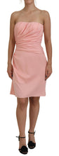 Load image into Gallery viewer, Dolce &amp; Gabbana Elegant Pink Strapless Midi Silhouette
