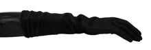 Load image into Gallery viewer, Dolce &amp; Gabbana Elegant Mid-Length Wool Gloves in Black
