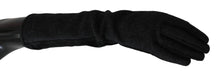 Load image into Gallery viewer, Dolce &amp; Gabbana Elegant Mid-Length Wool Gloves in Black
