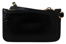 Load image into Gallery viewer, Dolce &amp; Gabbana Elegant Python Pattern Leather Wristlet Wallet
