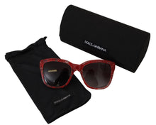 Load image into Gallery viewer, Dolce &amp; Gabbana Elegant Red Lace-Insert Sunglasses
