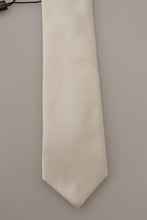 Load image into Gallery viewer, Dolce &amp; Gabbana Elegant White Silk Men&#39;s Tie
