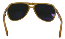 Load image into Gallery viewer, Dolce &amp; Gabbana Chic Yellow Aviator Acetate Sunglasses
