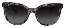 Load image into Gallery viewer, Dolce &amp; Gabbana Elegant White Lace Applique Sunglasses
